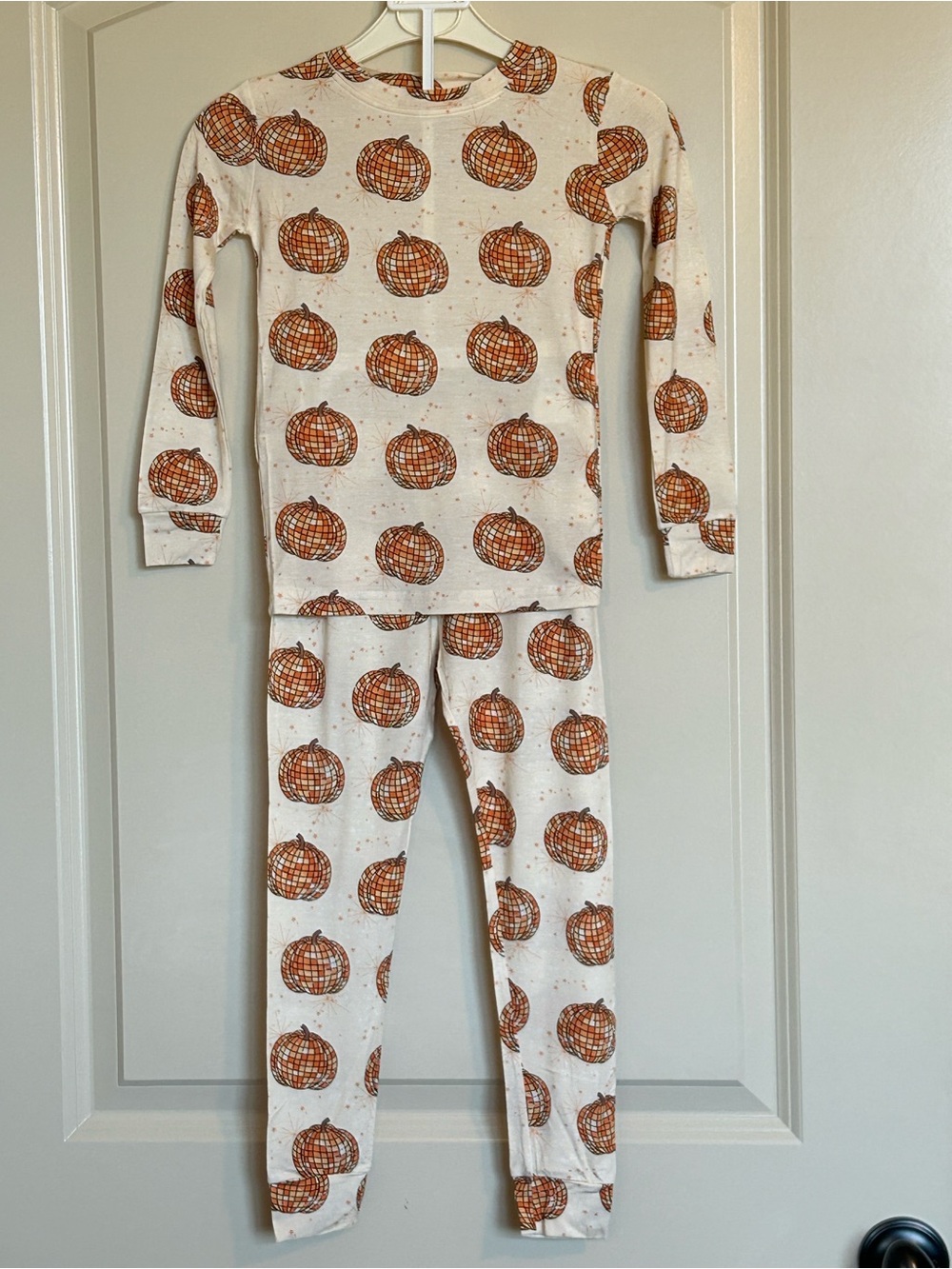 4T June and Grey Disco Pumpkin Pajamas Set